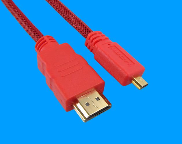 廣東中山供應廠家直供 hdmi to micro hdmi線 傳輸速度快 手機數據線